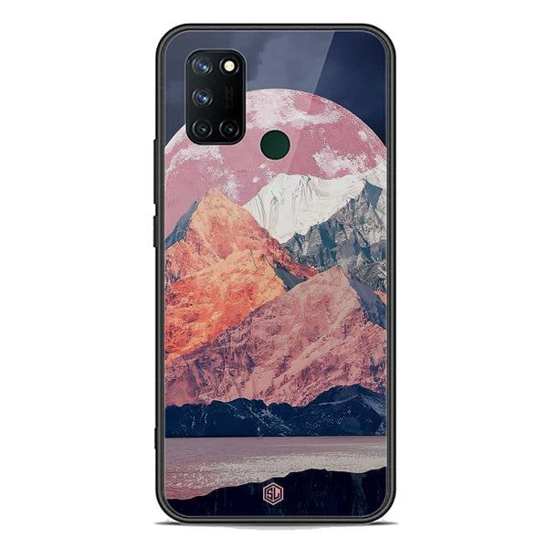 Mountains Wanderlust Series Soft Phone Case - Premium Glass Case - Design 5 - Realme 7i