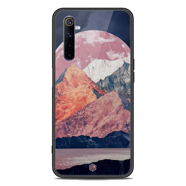 Mountains Wanderlust Series Soft Phone Case - Premium Glass Case - Design 5 - Realme 6