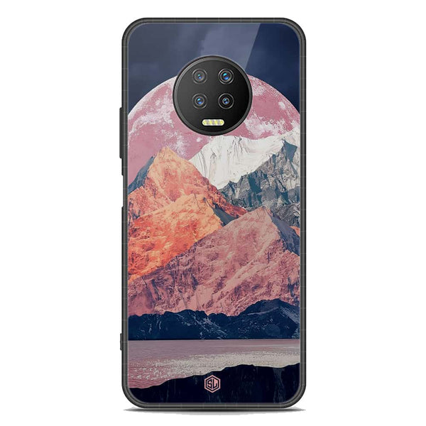 Mountains Wanderlust Series Soft Phone Case - Premium Glass Case - Design 5 - Infinix Note 7