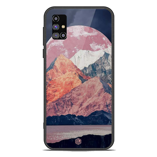 Mountains Wanderlust Series Soft Phone Case - Premium Glass Case - Design 5 - Samsung Galaxy M31s