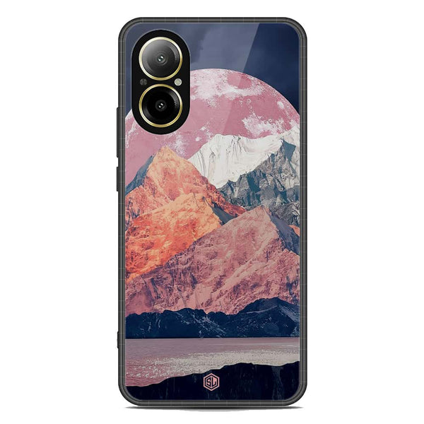 Mountains Wanderlust Series Soft Phone Case - Premium Glass Case - Design 5 - Realme C67 4G