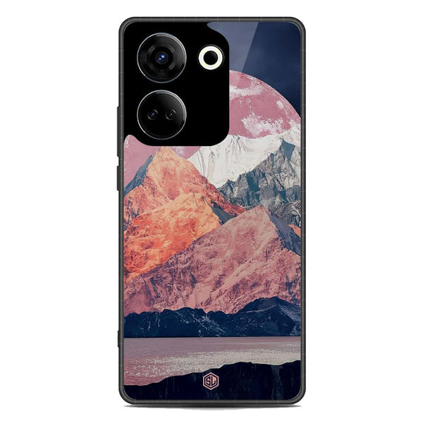 Mountains Wanderlust Series Soft Phone Case - Metal Case - Design 5 - Tecno Camon 20 Pro