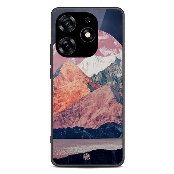 Mountains Wanderlust Series Soft Phone Case - Metal Case - Design 5 - Tecno Spark 10 Pro