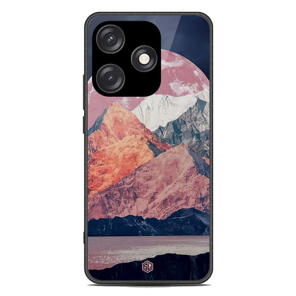 Mountains Wanderlust Series Soft Phone Case - Metal Case - Design 5 - Tecno Spark 10C