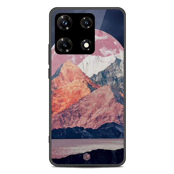 Mountains Wanderlust Series Soft Phone Case - Metal Case - Design 5 - Infinix Note 30 Pro