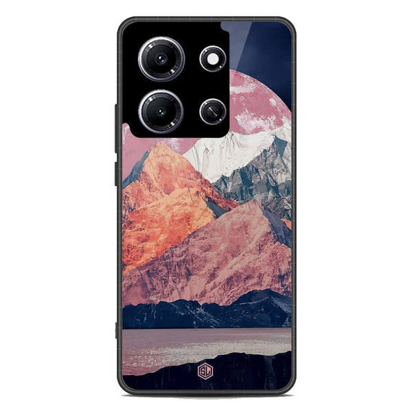 Mountains Wanderlust Series Soft Phone Case - Metal Case - Design 5 - Infinix Note 30i
