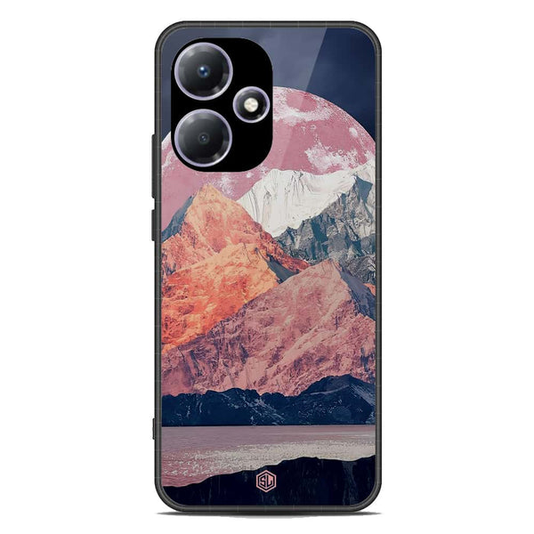 Mountains Wanderlust Series Soft Phone Case - Metal Case - Design 5 - Infinix Hot 30 Play