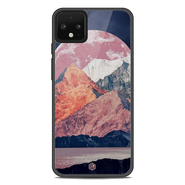 Mountains Wanderlust Series Soft Phone Case - Metal Case - Design 5 - Google Pixel 4
