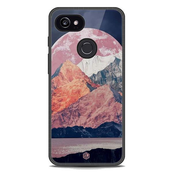 Mountains Wanderlust Series Soft Phone Case - Metal Case - Design 5 - Google Pixel 2 XL