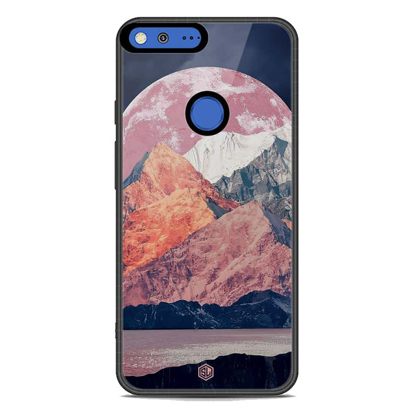 Mountains Wanderlust Series Soft Phone Case - Metal Case - Design 5 - Google Pixel XL