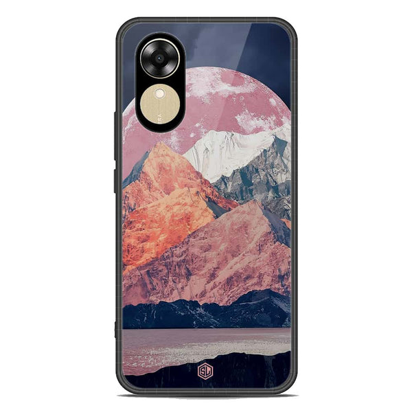 Mountains Wanderlust Series Soft Phone Case - Premium Glass Case - Design 5 - Oppo A17k