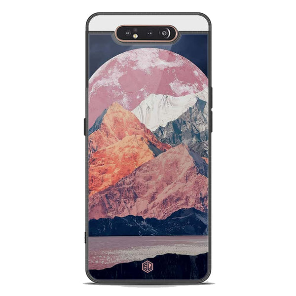 Mountains Wanderlust Series Soft Phone Case - Premium Glass Case - Design 5 - Samsung Galaxy A80