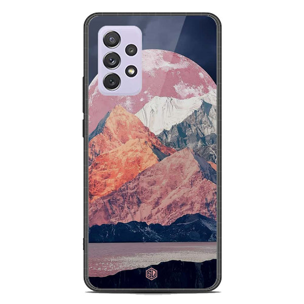 Mountains Wanderlust Series Soft Phone Case - Premium Glass Case - Design 5 - Samsung Galaxy A72