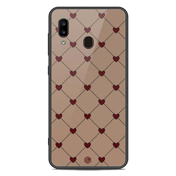 Trending Designs Series Soft Phone Case - Premium Glass Case - Samsung Galaxy A20