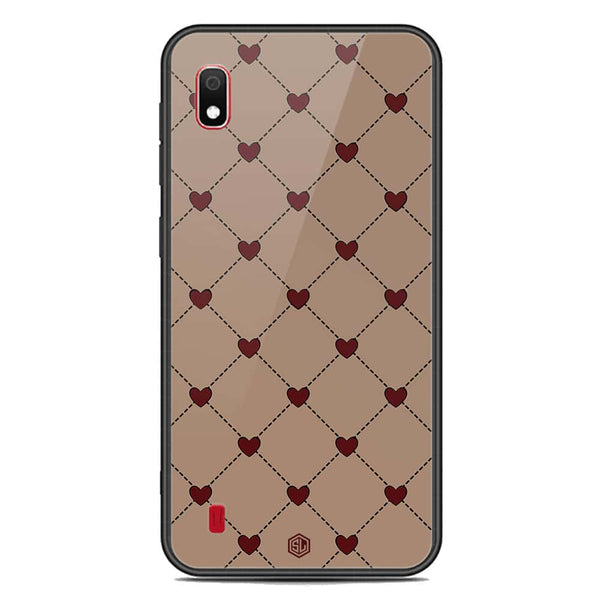 Trending Designs Series Soft Phone Case - Premium Glass Case - Samsung Galaxy A10