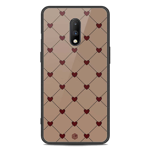 Trending Designs Series Soft Phone Case - Premium Glass Case - OnePlus 7