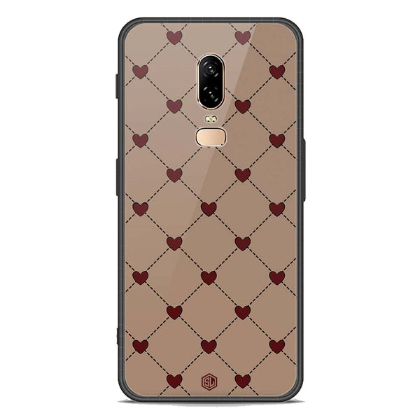 Trending Designs Series Soft Phone Case - Premium Glass Case - OnePlus 6