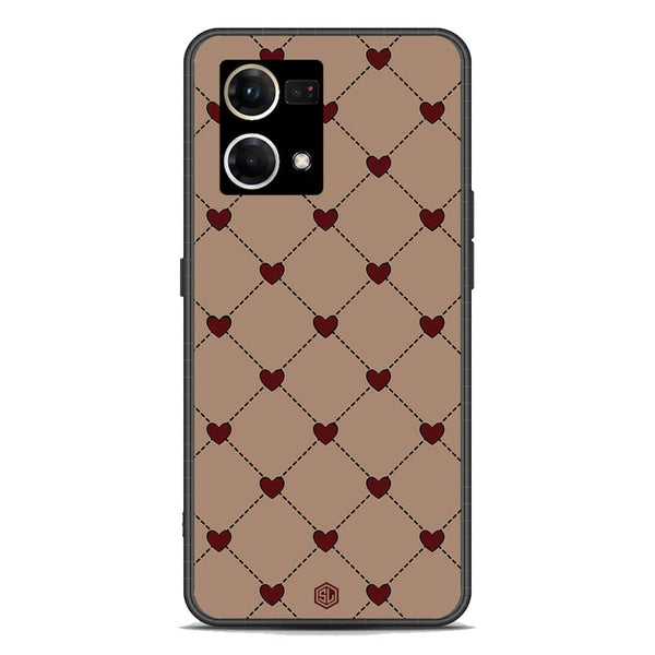 Trending Designs Series Soft Phone Case - Premium Glass Case - Oppo Reno 7 4G
