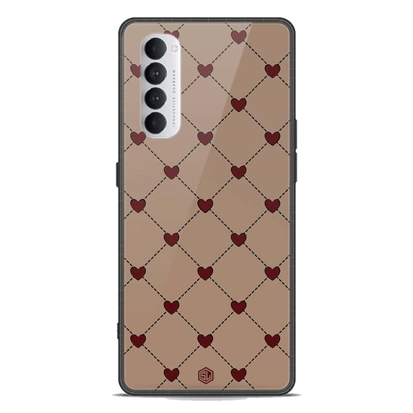 Trending Designs Series Soft Phone Case - Premium Glass Case - Oppo Reno 4 Pro 5G