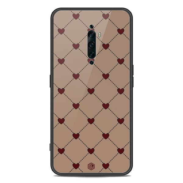 Trending Designs Series Soft Phone Case - Premium Glass Case - Oppo Reno 2F