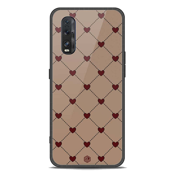Trending Designs Series Soft Phone Case - Premium Glass Case - Oppo Find X2