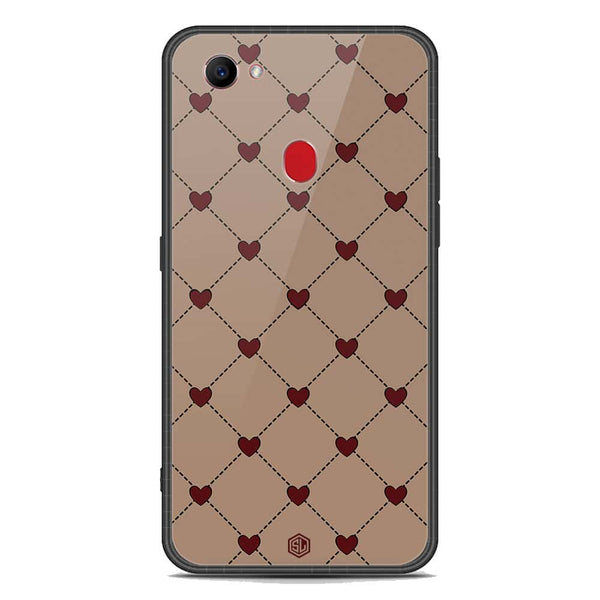 Trending Designs Series Soft Phone Case - Premium Glass Case - Oppo F7