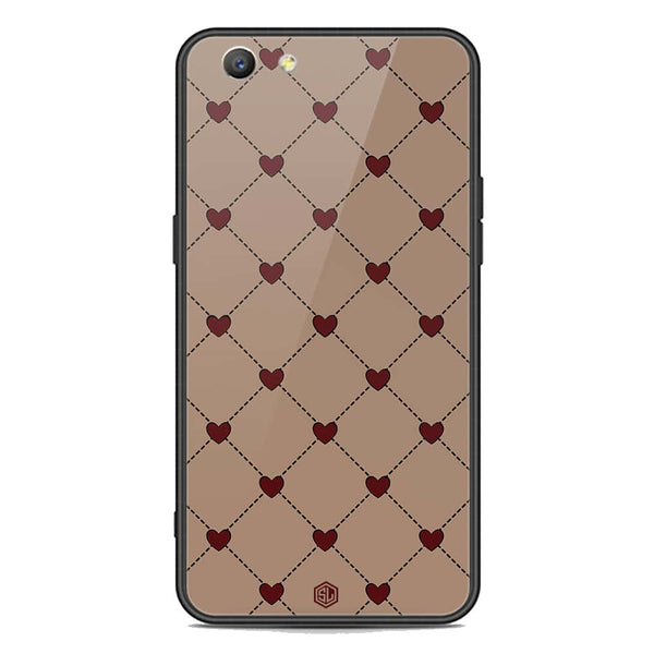 Trending Designs Series Soft Phone Case - Premium Glass Case - Oppo F1S