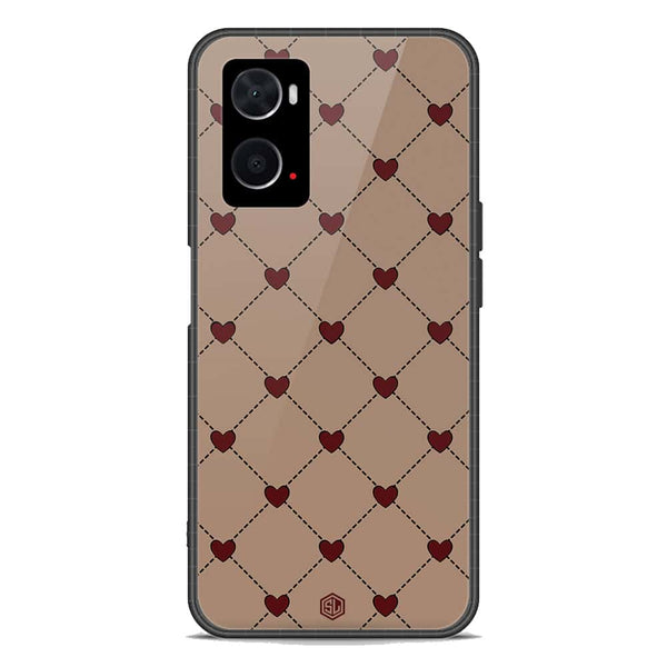Trending Designs Series Soft Phone Case - Premium Glass Case - Oppo A96 4G