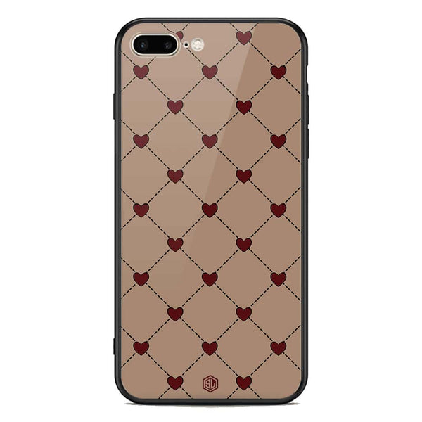 Trending Designs Series Soft Phone Case - Premium Glass Case - iPhone 8 Plus / 7 Plus