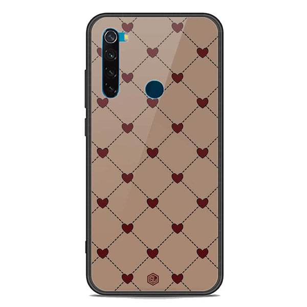 Trending Designs Series Soft Phone Case - Premium Glass Case - Xiaomi Redmi Note 8 2021