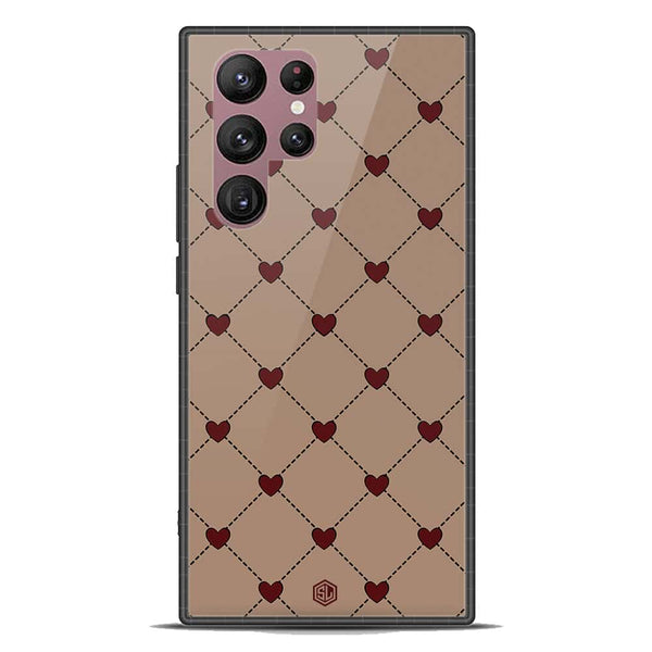 Trending Designs Series Soft Phone Case - Premium Glass Case - Samsung Galaxy S22 Ultra 5G