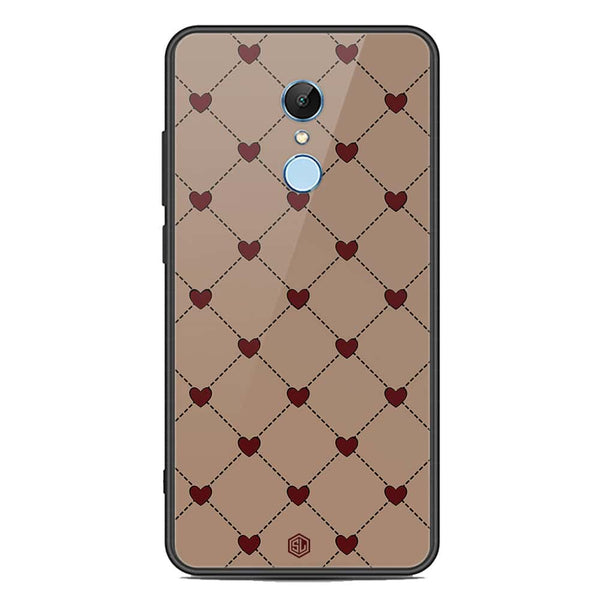 Trending Designs Series Soft Phone Case - Premium Glass Case - Xiaomi Redmi 5