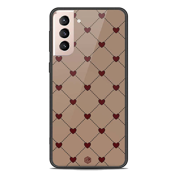 Trending Designs Series Soft Phone Case - Premium Glass Case - Samsung Galaxy S21 FE 5G