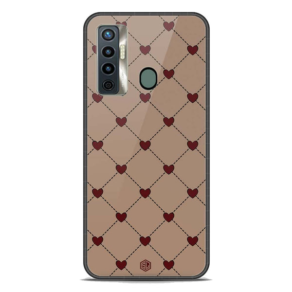 Trending Designs Series Soft Phone Case - Premium Glass Case - Tecno Camon 17