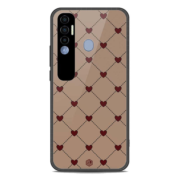 Trending Designs Series Soft Phone Case - Premium Glass Case - Tecno Spark 7 Pro