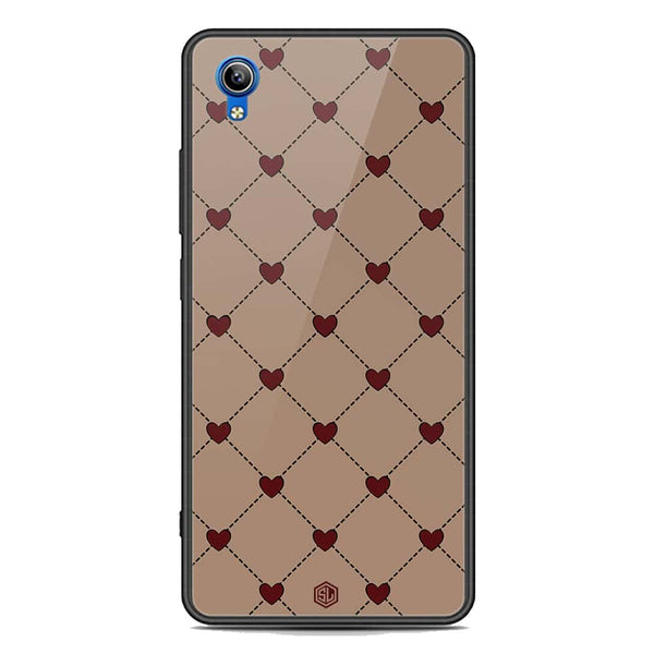 Trending Designs Series Soft Phone Case - Premium Glass Case - Vivo Y91i
