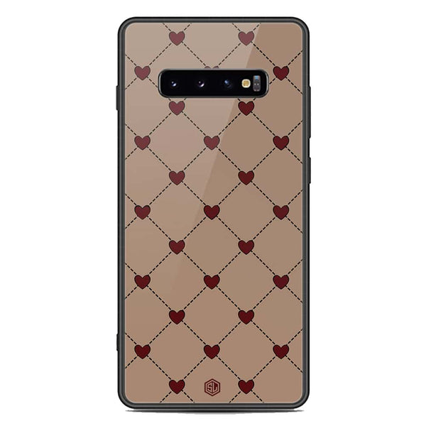 Trending Designs Series Soft Phone Case - Premium Glass Case - Samsung Galaxy S10 Plus