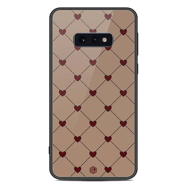 Trending Designs Series Soft Phone Case - Premium Glass Case - Samsung Galaxy S10e