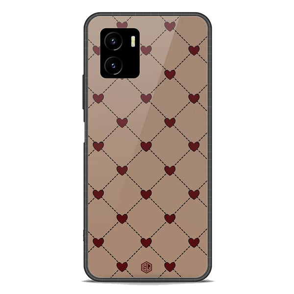 Trending Designs Series Soft Phone Case - Premium Glass Case - Vivo Y15c