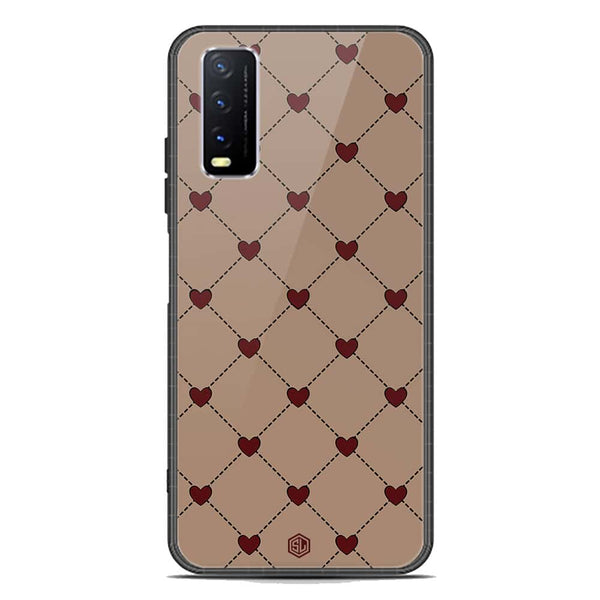 Trending Designs Series Soft Phone Case - Premium Glass Case - Vivo Y12s