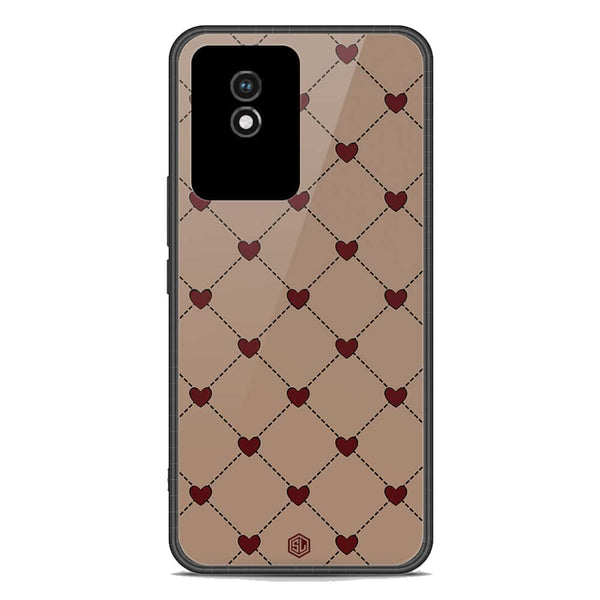Trending Designs Series Soft Phone Case - Premium Glass Case - Vivo Y02A