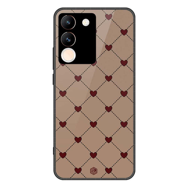 Trending Designs Series Soft Phone Case - Premium Glass Case - Vivo V29e
