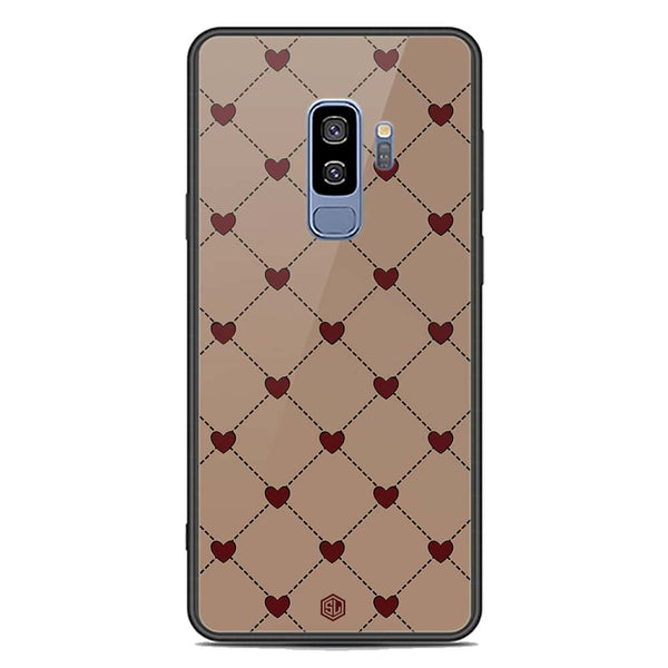 Trending Designs Series Soft Phone Case - Premium Glass Case - Samsung Galaxy S9 Plus
