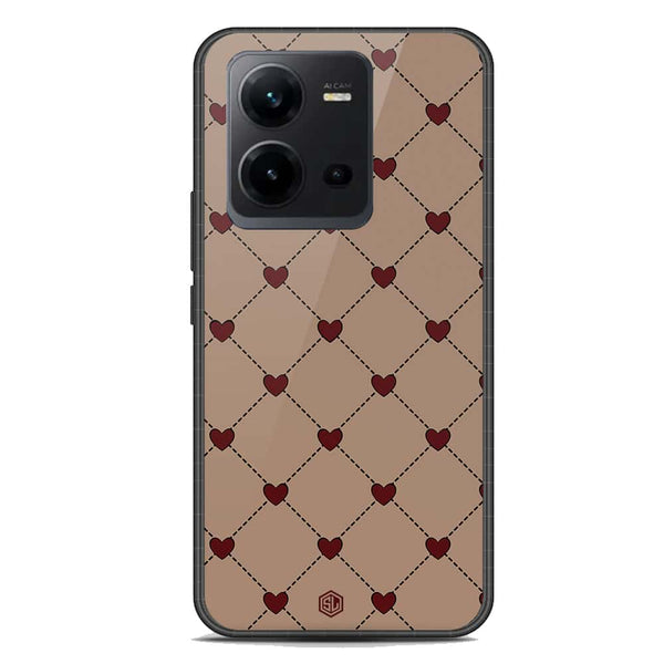 Trending Designs Series Soft Phone Case - Premium Glass Case - Vivo V25e