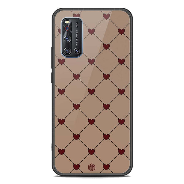 Trending Designs Series Soft Phone Case - Premium Glass Case - Vivo V19