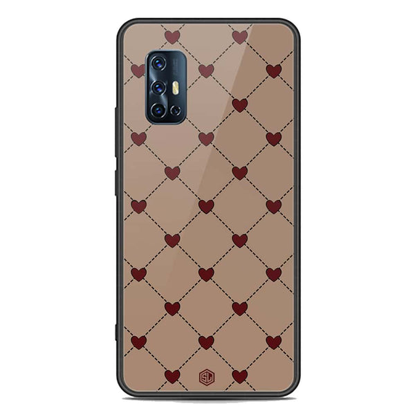 Trending Designs Series Soft Phone Case - Premium Glass Case - Vivo V17
