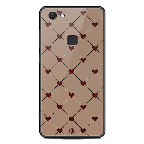 Trending Designs Series Soft Phone Case - Premium Glass Case - Vivo V7