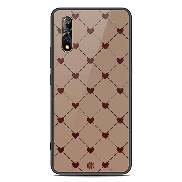 Trending Designs Series Soft Phone Case - Premium Glass Case - Vivo S1