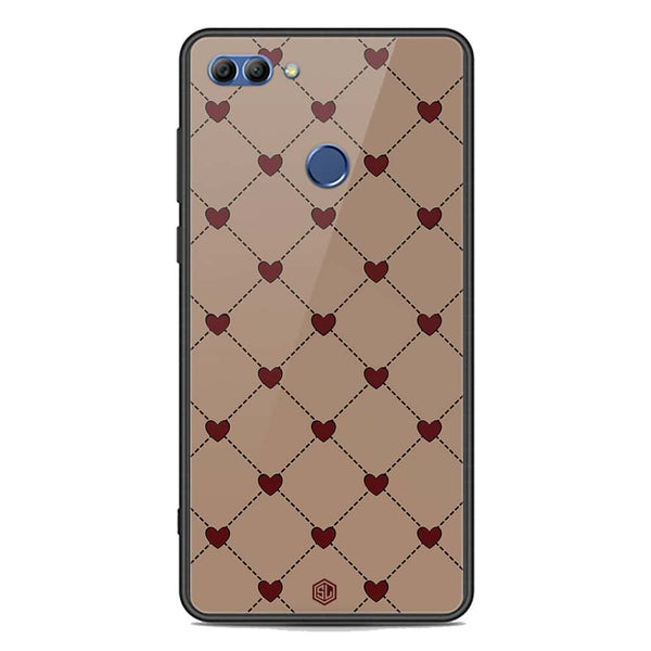 Trending Designs Series Soft Phone Case - Premium Glass Case - Huawei Y9 2018