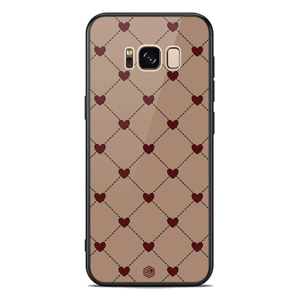 Trending Designs Series Soft Phone Case - Premium Glass Case - Samsung Galaxy S8